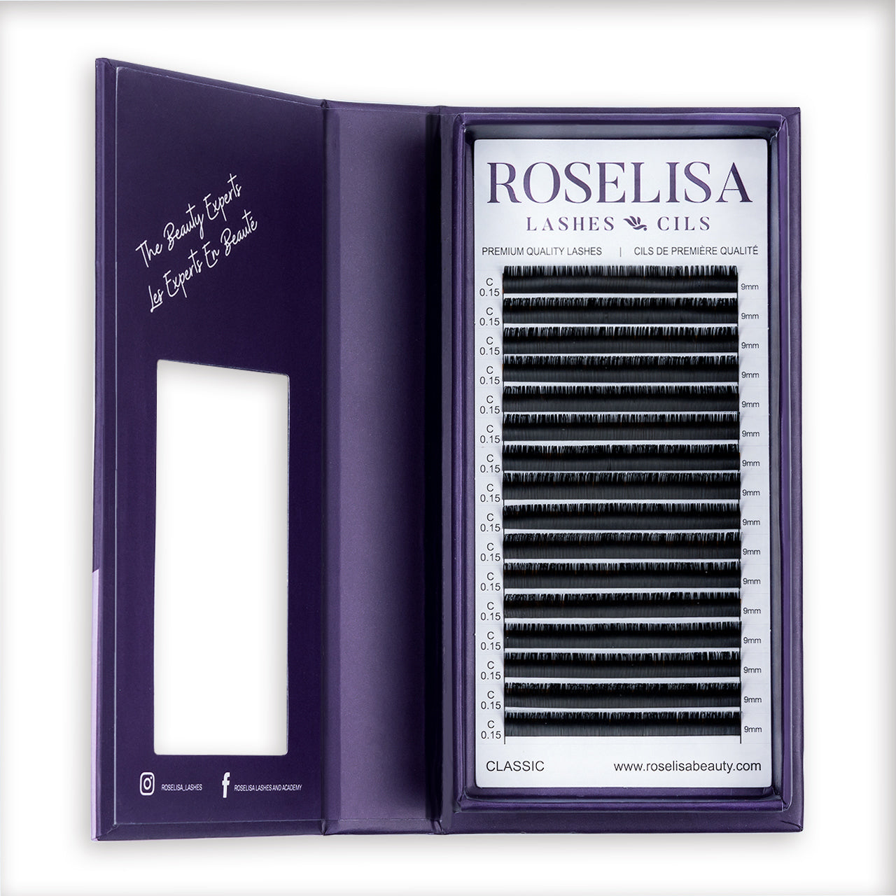 Classic Lashes Single Length | C & D Curves