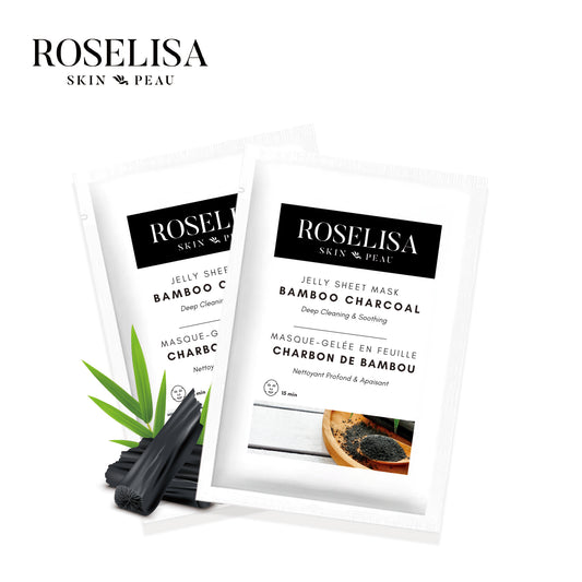 Bamboo Charcoal Jelly Sheet Mask (Deep Cleaning & Soothing)