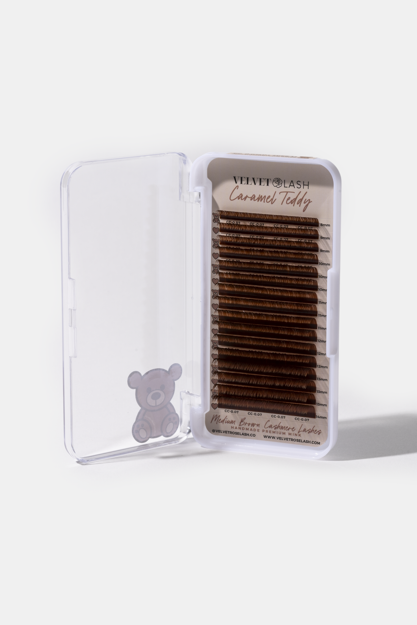 Medium Brown Caramel Lashes - Teddy Bear Collection🧸