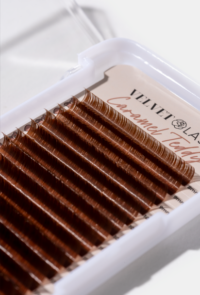 Medium Brown Caramel Lashes - Teddy Bear Collection🧸