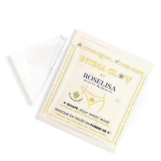 Intima Glow by Roselisa V Shape Vajacial Jelly Sheet Mask - Chamomile Petals Infused